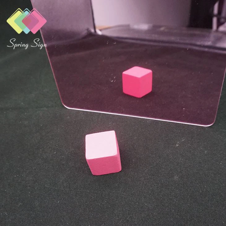 100% Flat Acrylic Mirror Half Mirror PMMA Sheet High Reflective