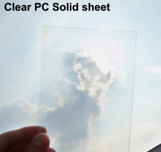 Kirkas kiinteä polykarbonaattilevy
