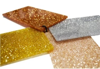 Glitter viimeistely akryyli arkki