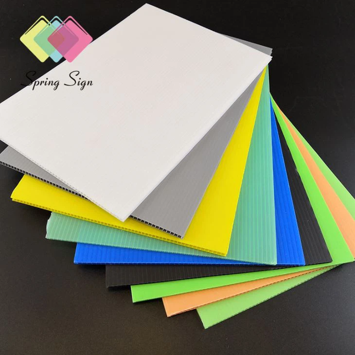 White Color4 By 8 Feet PP Sheet Outdoor Choroplast Sheet
