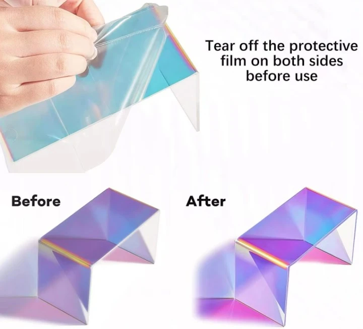 Iridescent Acrylic Display Rack