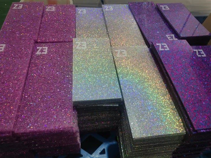 Laser Cutting Color Glitter Plexiglass Sheet