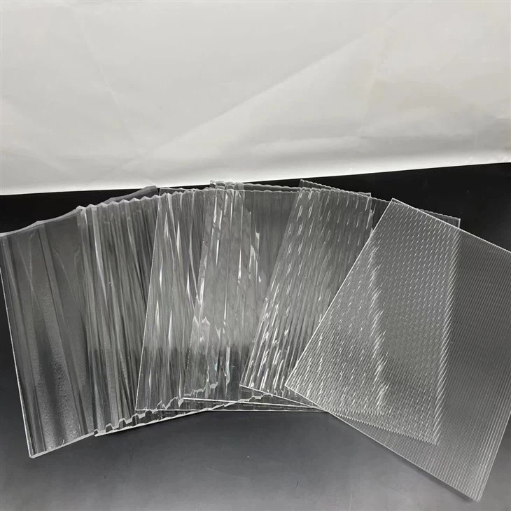 Transparent Fluted Striped Acrylic Sheet For Hotel Decoration